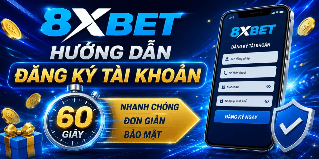 Hướng dẫn đăng ký tài khoản 8XBET | 8xbet link vào | vaosc88 link vào