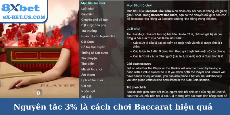 Cách chơi Baccarat hiệu quả nhất – Chiến thuật thắng nhà cái | 8xbet baccarat | vaosc88 baccarat