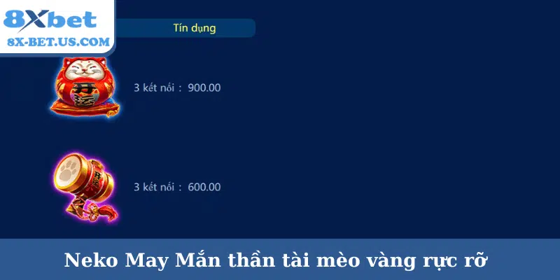 Neko May Mắn – Hành trình chinh phục mèo thần tài thưởng lớn | 8xbet slot | vaosc88 slot